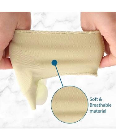 Bunion Corrector Splint with Gel Pads - Orthopedic Relief for Men & Women - Toe Spacer Guard & Separators for Foot Pain Relief (1 Pair) - Buy Online on SooperMarket.com