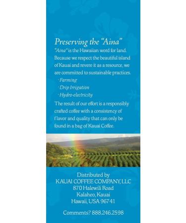Kauai Coffee Koloa Estate Medium Roast Hawaiian Premium Ground Coffee 283g Bag - Buy Online on SooperMarket.com