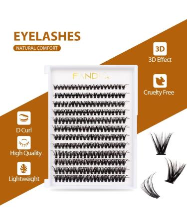 D Curl 240 Pcs 40D Mixed Individual Lashes Cluster for DIY Lash Extensions at Home - Buy Online on SooperMarket.com
