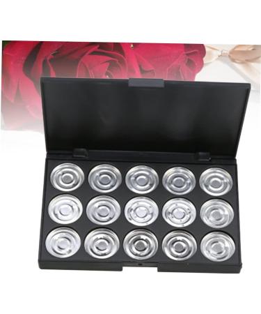 Angoily 15 Eyeshadow Empty Cosmetic Case Empty Makeup Eye Shadow Box Concealer Travel Aluminum Plate - Buy Online on SooperMarket.com