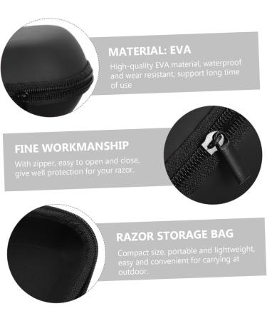 Beavorty Portable Razor Storage Bag | 5-Piece EVA Case for Travel | Razor Holder & Organizer for Men | Shock-Proof Compact Design - Buy Online on SooperMarket.com