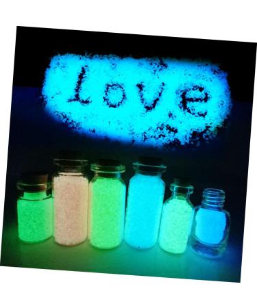 KOMBIUDA 2 Pack Sand Powder Bright Powder Fluorescent Powder Luminous Sand Ordinary Phosphor Powder Blue Siize 3 - Buy Online on SooperMarket.com