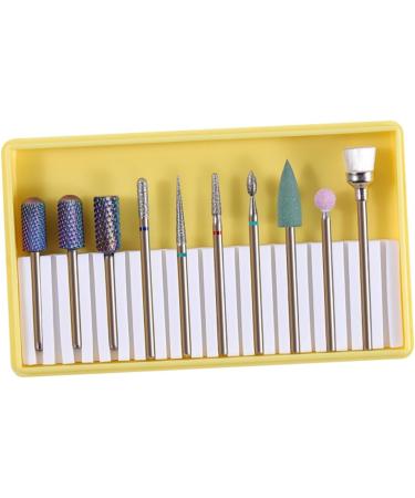 Beavorty 3 Sets Manicure Pedicure Bit manicure drill bits Cuticle Drill Bits Gel Nails Bit Manicure sand tool Nail Drill Replacement Bits nail grinding head power tools polisher diamond 5x1cmx3pcs Yellowx3pcs - Buy Online on SooperMarket.com