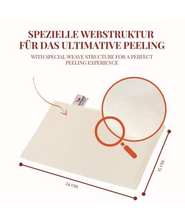 Carenesse Peeling Glove Classic | Natural Body Peeling & Exfoliating Scrub | Eco-Friendly Hammam Glove | Deep Pore Cleansing Without Chemicals & Plastic - Buy Online on SooperMarket.com