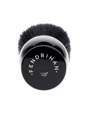 Fendrihan Black and White Synthetic Shaving Brush with Resin Handle - 24mm Knot Size for Personal and Professional Shaving - Buy Online on SooperMarket.com