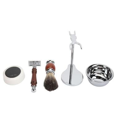 Premium Men's Shaving Set with Wooden Handle | Easy to Clean | Perfect Gift for Him - Buy Online on SooperMarket.com