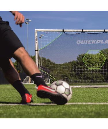 QUICKPLAY Target Net Lite with 5 Target Zones | Practice Shooting and Passing Accuracy | Soccer Goal Frame not Included 2) 8 x 5' - Buy Online on SooperMarket.com