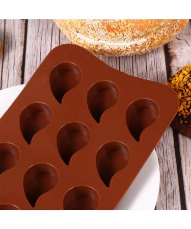 Silicone Chocolate 4pcs Pudding Silicone Tray Jelly Festival Molds Moulds Droplet Gummy Reusable Cube Parties Color Mini Cookie Trays Cake Cute Bar Cuake /1139 - Buy Online on SooperMarket.com