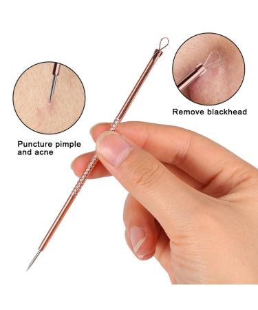 Acne Needles Set - 4Pcs Stainless Steel Blackhead & Blemish Removal Tools | Effective Pimple Solutions - Buy Online on SooperMarket.com