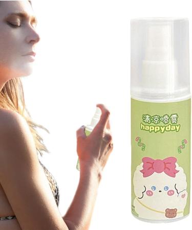 puzzlegame Cool Spray - 80ml Instant Cooling & Nourishing Spray | Instantly Reduce Temperature Spray Small Lightweight Refreshing Protective Skin-friendly Spray For Face And Body green dog - Buy Online on SooperMarket.com