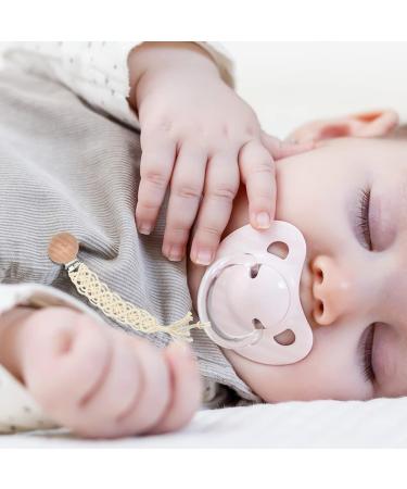 Braided Handmade Pacifier Clip Set - 3 Pack Neutral Baby Pacifier Holder Straps - Buy Online on SooperMarket.com