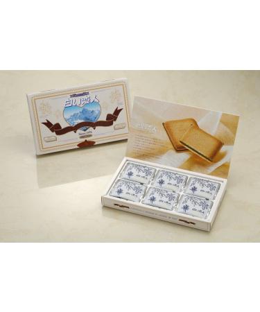 Japan Hokkaido Shiroi Koibito, Langue De Chat with Dark Chocolate, 18pcs Japan Import