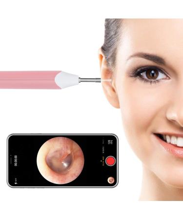 Otoscope 3.9mm Ear Wax Removal Tool Ear Endoscope Ear Scope Ear Inspection Camera with 6 Lights for Kids Adults HD Waterproof Ear Cleaning for Android iPhone (Pink)