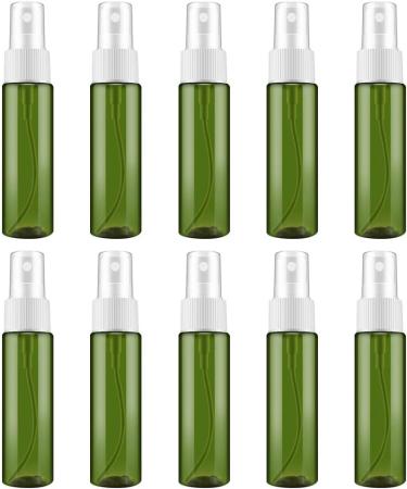 Frandy 30ml Spray Bottles - 10 Pack Green Atomizer for Essential Oils Cleaning Hair & Makeup - Leak-Proof with Funnel & Labels - Buy Online on SooperMarket.com