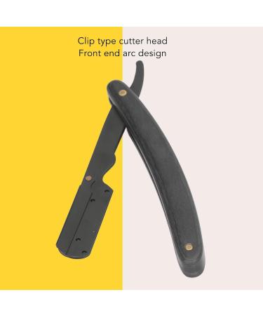 Buy Stainless Steel Manual Beard Blade Holder with Wooden Handle | Perfect for Home Facial Care - Buy Online on SooperMarket.com