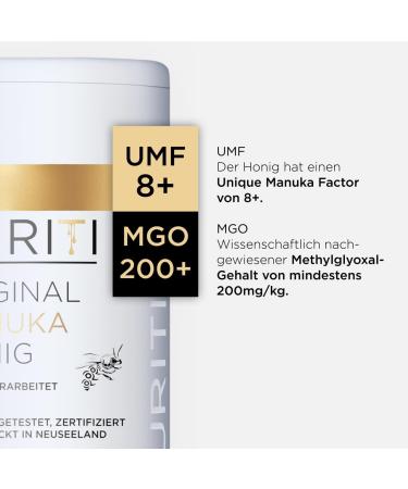 Buy PURITI Manuka Honey MGO 200+ from New Zealand 250g Pack | Premium Quality Manuka Honey for Health & Wellness - Buy Online on SooperMarket.com