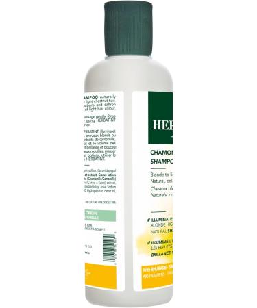 Herbatint Chamomile Shampoo Naturally Enhances Highlights - Parabens And Sodium Lauryl Sulfate-Free 260 mL - Buy Online on SooperMarket.com