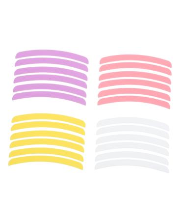 HAPINARY 12 Pairs Eyelash Tape Eyelash Lifting Pads Lash Perming Silicone Pads Silicone Eyelash Perming Rod Silicone Lash Lifting Rods Eyelash Lift Tool Silicone Eyelash Lift Rods
