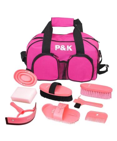 P&K horse care set pink tool set for horses grooming set gift ideas