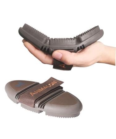 Animalon Careeflex Striegel |Flexible & ergonomic rubber straps with Velcro fastener for each cleaning box |Horses accessories |Horse -drawn cladding
