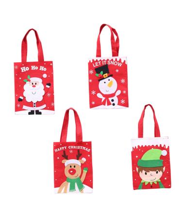 PRETYZOOM Christmas Bags Bags Christmas Favors Bag Pendant Cartoon Candy Bag Christmas Candy Bags