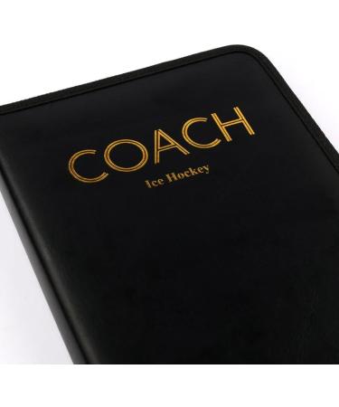 Wrzbest Ice Hockey Coaching Board - Zipper Closure, Strategy Tactics Clipboard for Coach Game Planning with Player Markers - Buy Online on SooperMarket.com