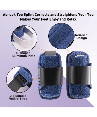 Abnaok Toe Splint - Toe Straightener for Hammer Toe | Toe Wrap Support for Crooked Toes - Buy Online on SooperMarket.com
