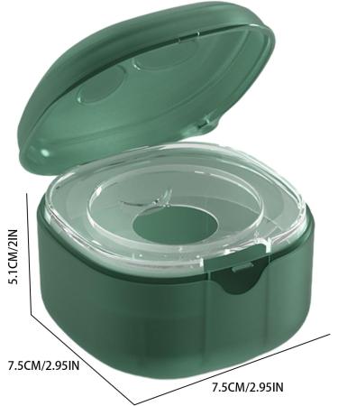 Stylish Ghirting Pacifier Container | Universal Portable Pacifier Clips Box & Accessories Storage - Green - Buy Online on SooperMarket.com