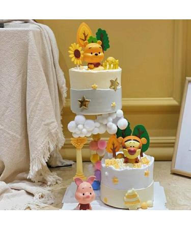 MEMOVAN Winnie The Pooh Cake Topper - Mini Figurines Collection for Kids Birthday and Baby Shower Party Supplies - Buy Online on SooperMarket.com