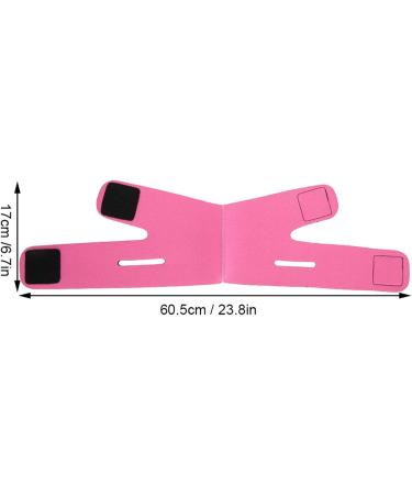 Buy Pilipane Face Slimming Bandage - Double Chin Skin Strap for Jawline Definition | Slimming Face Shaper for Women & Men - Rose Red - International Shipping Available - Buy Online on SooperMarket.com