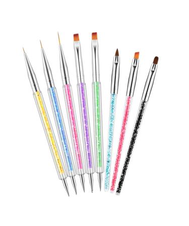 DOITOOL 3 Sets Nail Pen Household Nail Tools Portable Dotting Tools Dotting Accessory Pro Tools Polly Gel Portable Nail Tools Para U as Nail Supply 3d Gel Nail Gel Abs Painting Pen Painted