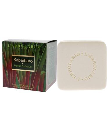 L'Erbolario Rhubarb Perfumed Soap - Unisex 3 oz | Luxury International Shipping - Buy Online on SooperMarket.com
