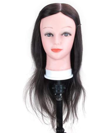Tailor puppet female adjustable practice ladder model hair salon training head of his hot colored model head make-up modeling learning dummy-head tailor bust stand