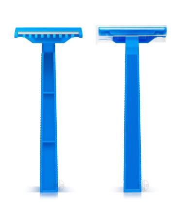 AIESI Disposable Razors - 2 Blades Non-Sterile (Pack of 100) | Ideal for Travel & Personal Care International Shipping Available - Buy Online on SooperMarket.com