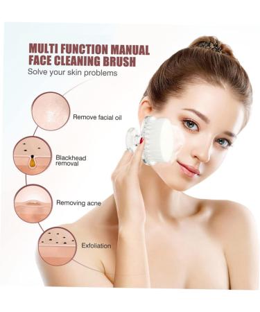 HAPINARY Cleansing Brush Female Facial Brush Facial Scrubber Face Scrubber Face Exfoliator Tool Cleansing Face Brush Skin Brush Women Facial Brush Face Washing Brush Cleansing Powder - Buy Online on SooperMarket.com
