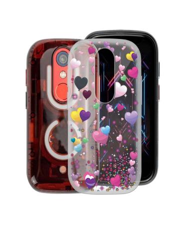 KJYFOANI Phone Case for Unihertz Jelly Star (3.00") Shockproof Bumper Soft Cover Shell Ultra-Slim Stylish X Anti-Yellowing Protection Case for Unihertz Jelly Star for Women/Girl - Pink Balloon