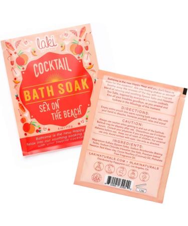 Laki Naturals Cocktail Bath Soaks - Muscle Recovery Epsom Salt Soak - 6 Pack - Buy Online on SooperMarket.com