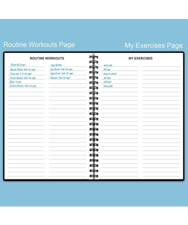 Workout Log for Women & Men - A5 Fitness Planner/Journal to Track Weight Loss  Workout Journal for GYM  Bodybuilding Progress - Daily Health & Wellness Tracker  Black - Buy Online on SooperMarket.com