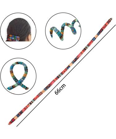 Bohue 2 Pieces Spiral Lock Hair Tie Dreadlocks Hair Ropes Dreadlocks Accessory Bendable Hair Tie Ponytail Holders - Buy Online on SooperMarket.com