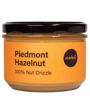nob Roasted Hazelnut Butter - Single Ingredient 100% IGP Piedmont Hazelnuts - Plant Based Refined Sugar Free Palm Oil Free Gluten Free - Source of Vegan Protein & Folate - 200g Hazelnut Spread