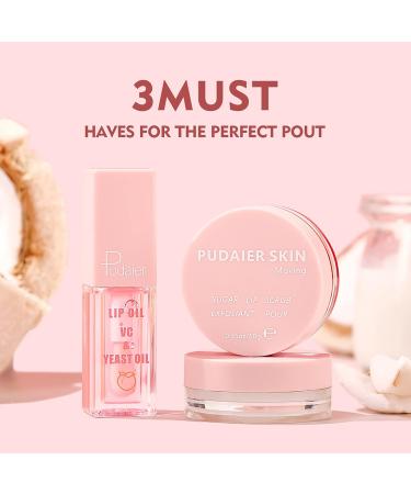Skynest 3 Pcs Lip Care Kit - Hydrating Lip Glow Oil, Moisturizing Lip Mask, Exfoliating Lip Scrub - Plumping Makeup Set for Shiny, Nourishing Lips - Dry Lips Treatment - Buy Online on SooperMarket.com