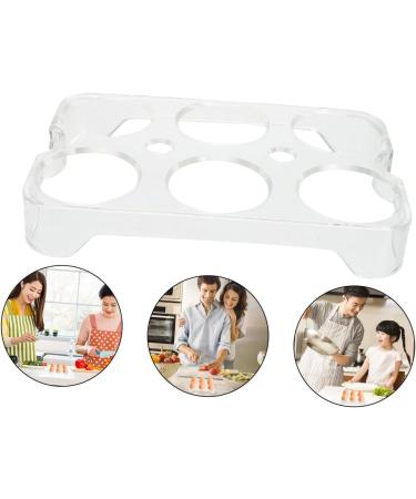 jojofuny Egg Storage Box Plastic Container Mustard Deviled Egg Tray Egg Storage Case Platter Refrigerator Assorted Color 14.8x9.7x2cm - Buy Online on SooperMarket.com