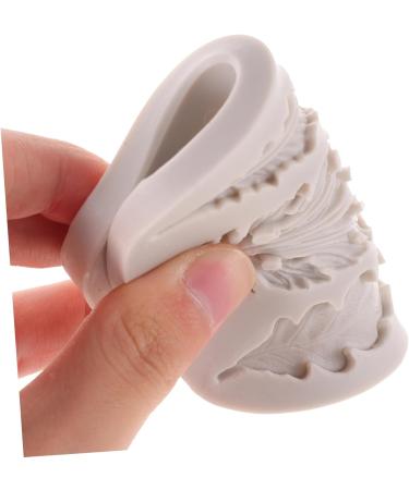 Alipis 4 Pcs Leaf Mold Baking Cakes Molds Candle Decor Candy Mold Xmas Fondant Molds Resin Molds Palm Multi-Function Fondant Mold Soap Silicone Molds DIY Clay Silica Gel White Small Cake - Buy Online on SooperMarket.com