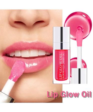 Hydrating Plumping Lip Oil Duo - Pink & Cherry | Moisturizing, Non-Sticky Lip Care - Buy Online on SooperMarket.com