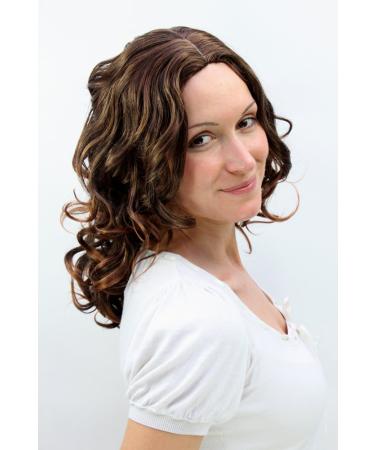 WIG ME UP F45-2T30 | Curly Long Brunette Mix Wig with Middle Parting - International Shipping Available - Buy Online on SooperMarket.com