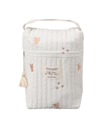 Diaper bag travel diaper bag multifunctional baby bag for bottle wipes pacifiers (Little Bear)