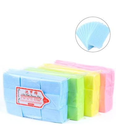 1800 Pcs Minkissy Nail Polish Remover Cotton Pads - Disposable Makeup & Nail Dip Remover - Sky Blue Cotton Squares - Buy Online on SooperMarket.com
