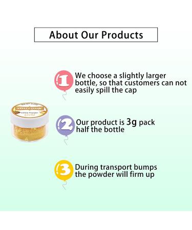 Luster Dust Edible Set - 10 Colors for Baking, Cakes, and Drinks (3g each bottle) - Buy Online on SooperMarket.com