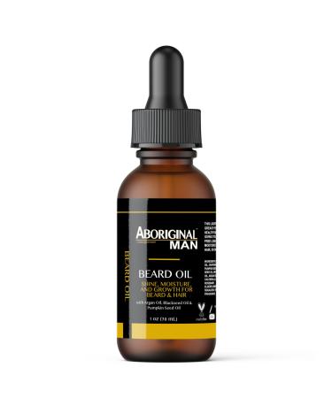 Curls & Potions Aboriginal Man Beard Oil | Promotes Beard Growth Keeps Beard Soft Moisturized & Manageable