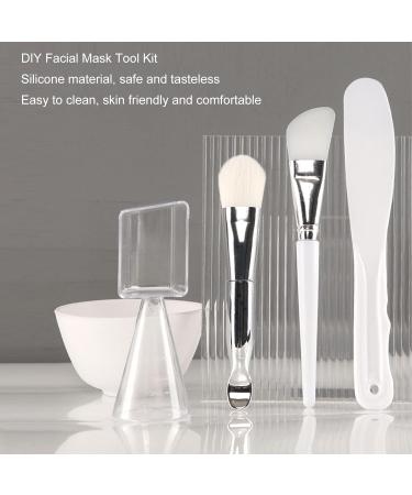 Face Mask Mixing Bowl Set | DIY Silicone Brush & Spatula for Home Use | Perfect Face Mask Maker - Buy Online on SooperMarket.com